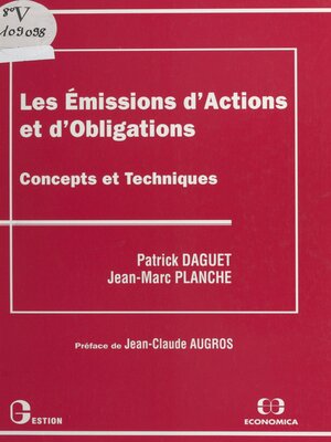 cover image of Les émissions d'actions et d'obligations